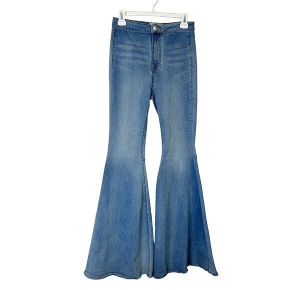 Free People Denim - Free People Float On Flare Jeans Women’s Size 27 High Rise Bell Bottoms Hippie